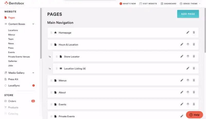 An example of how to create a QR code for a menu using BentoBox
