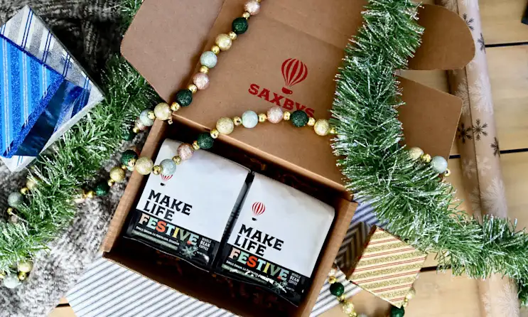 Saxbys holiday gift box
