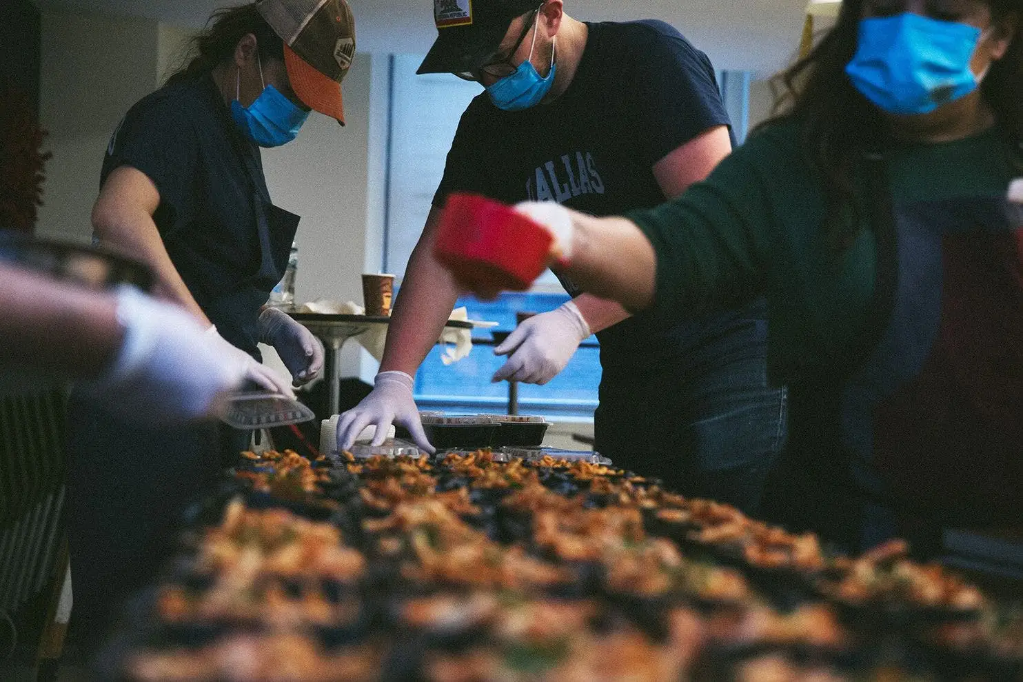 Staff members of The Migrant Kitchen