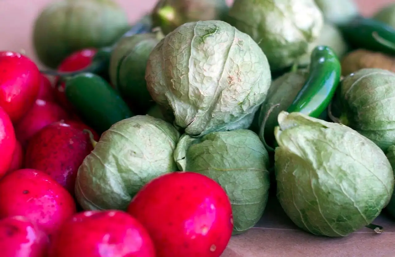 a close up of vegetables