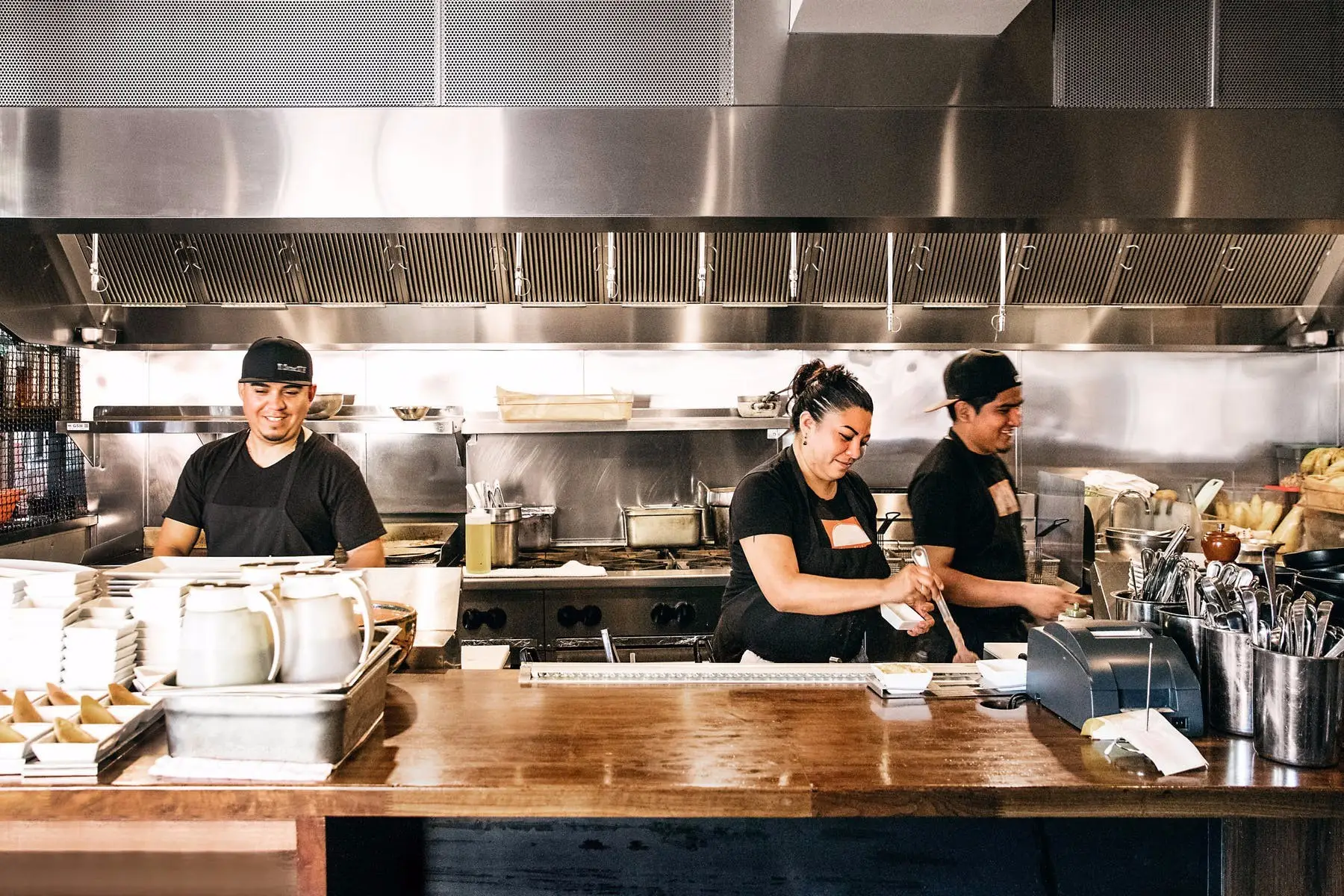 Tacolicious staff prepping some delicious food.