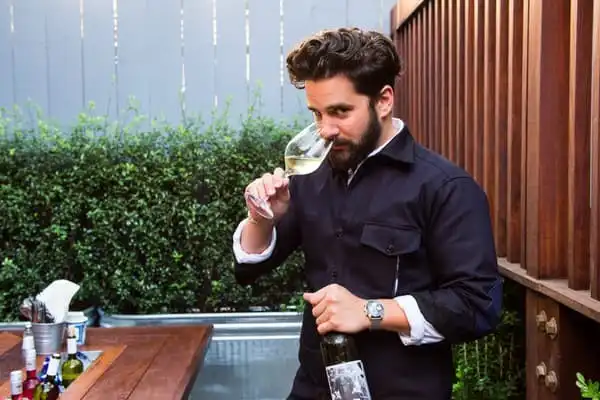 a man sitting at a table