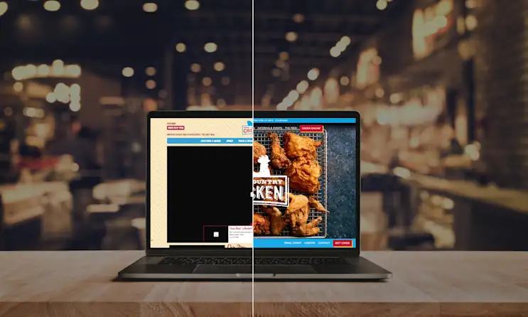 a laptop computer sitting on top of a wooden table