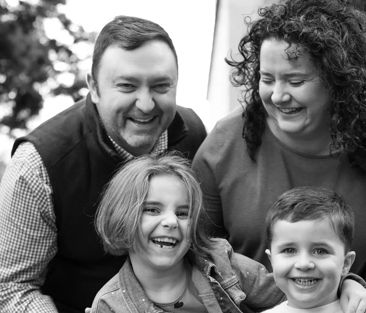 Madeline and her family