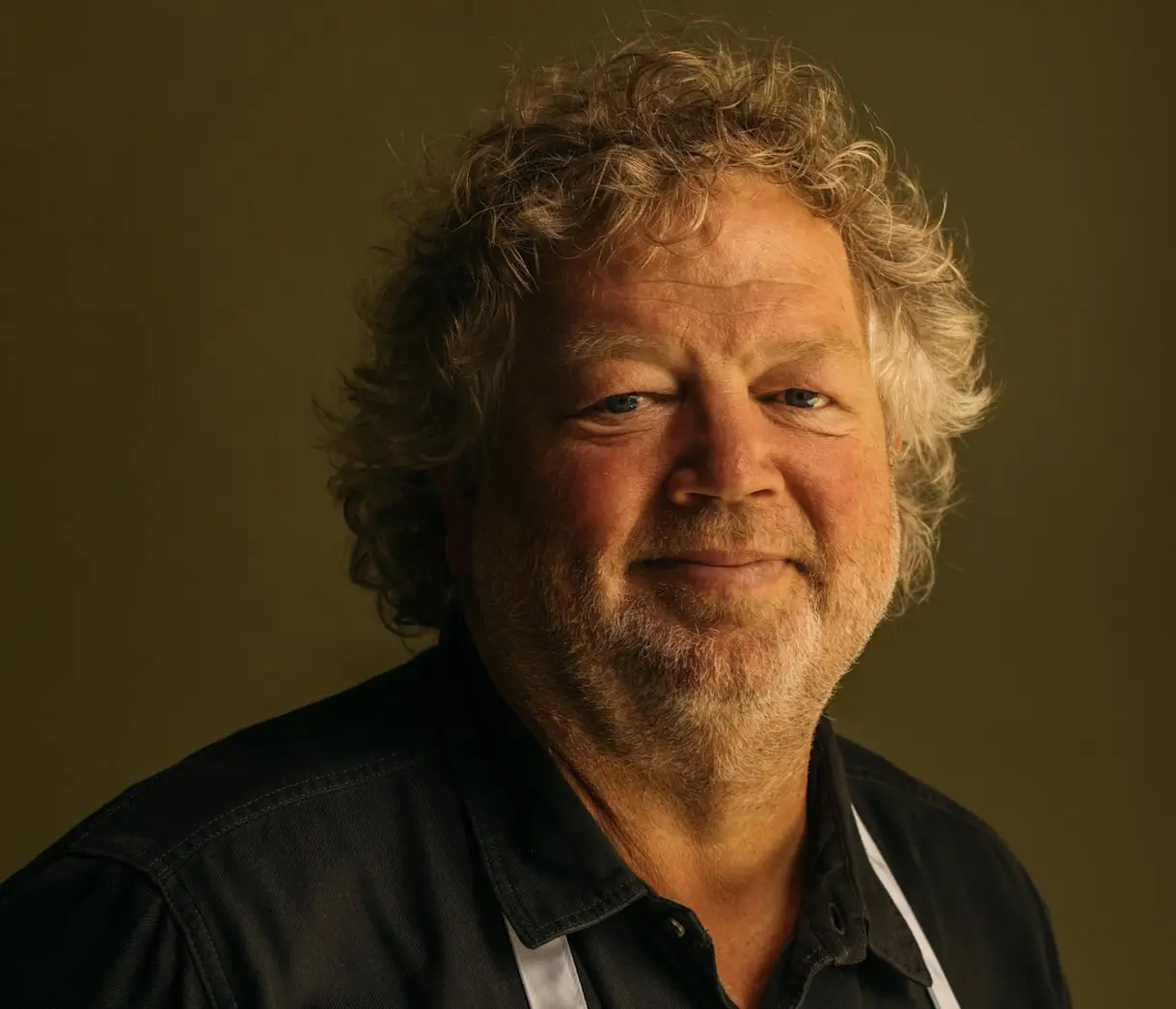 Tom Douglas looking at the camera