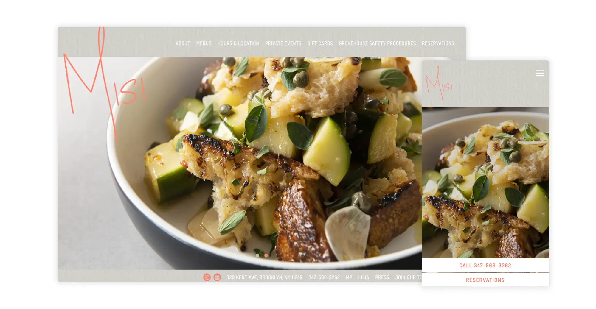 The website for Misi.