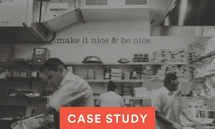 a man cooking in a kitchen