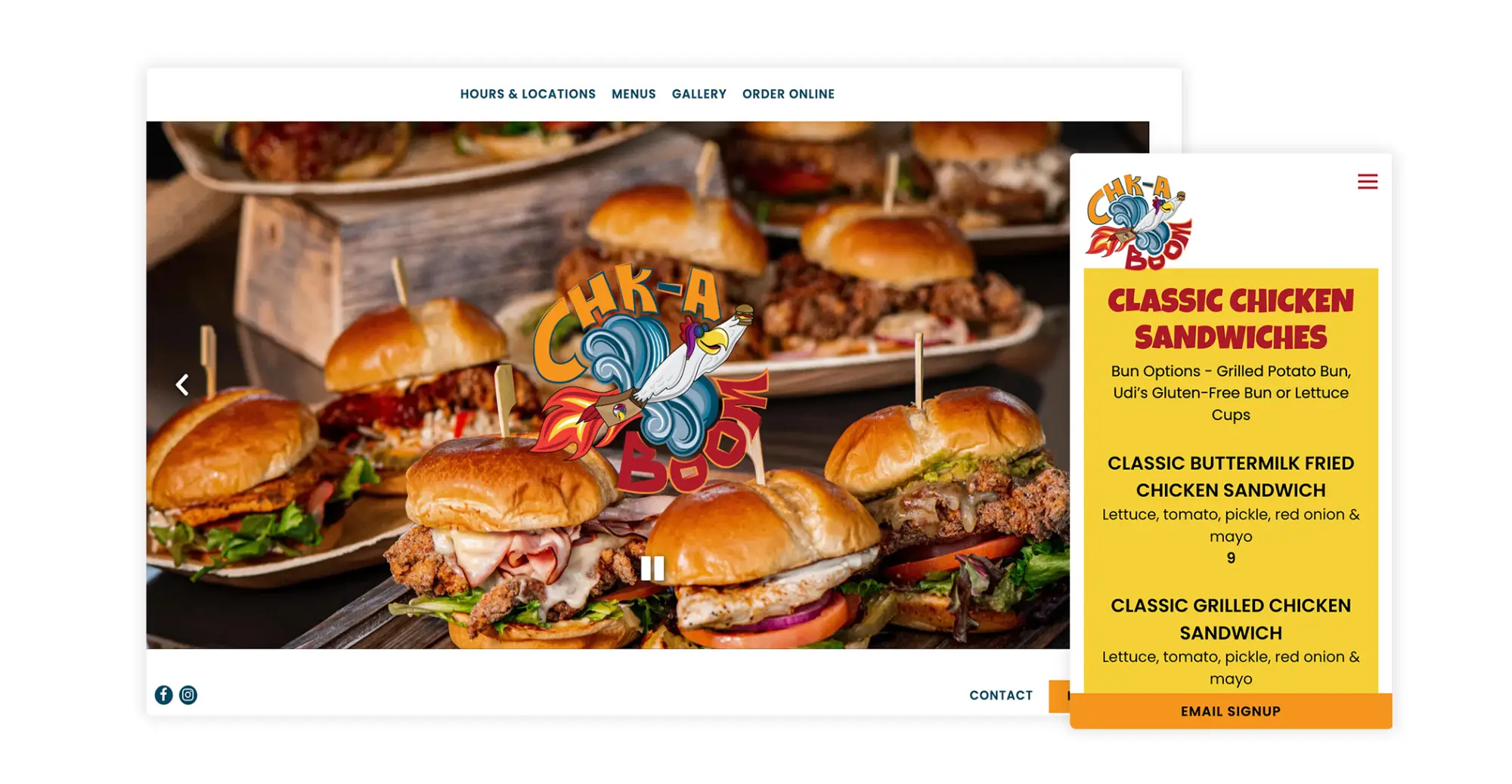 the website for chk-a boom