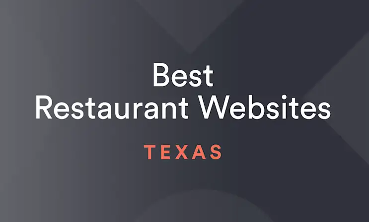 Best Restaurant Websites Texas Graphic