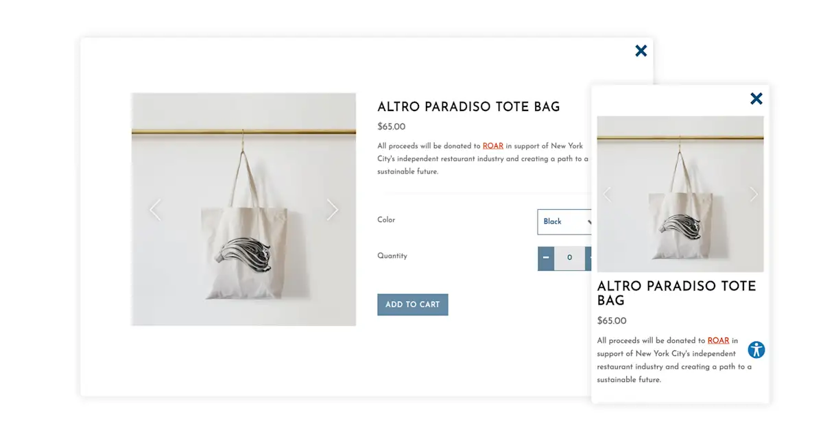 the website for Altro Paradiso
