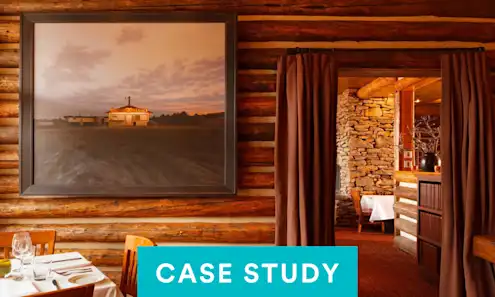 a fire place sitting in a room