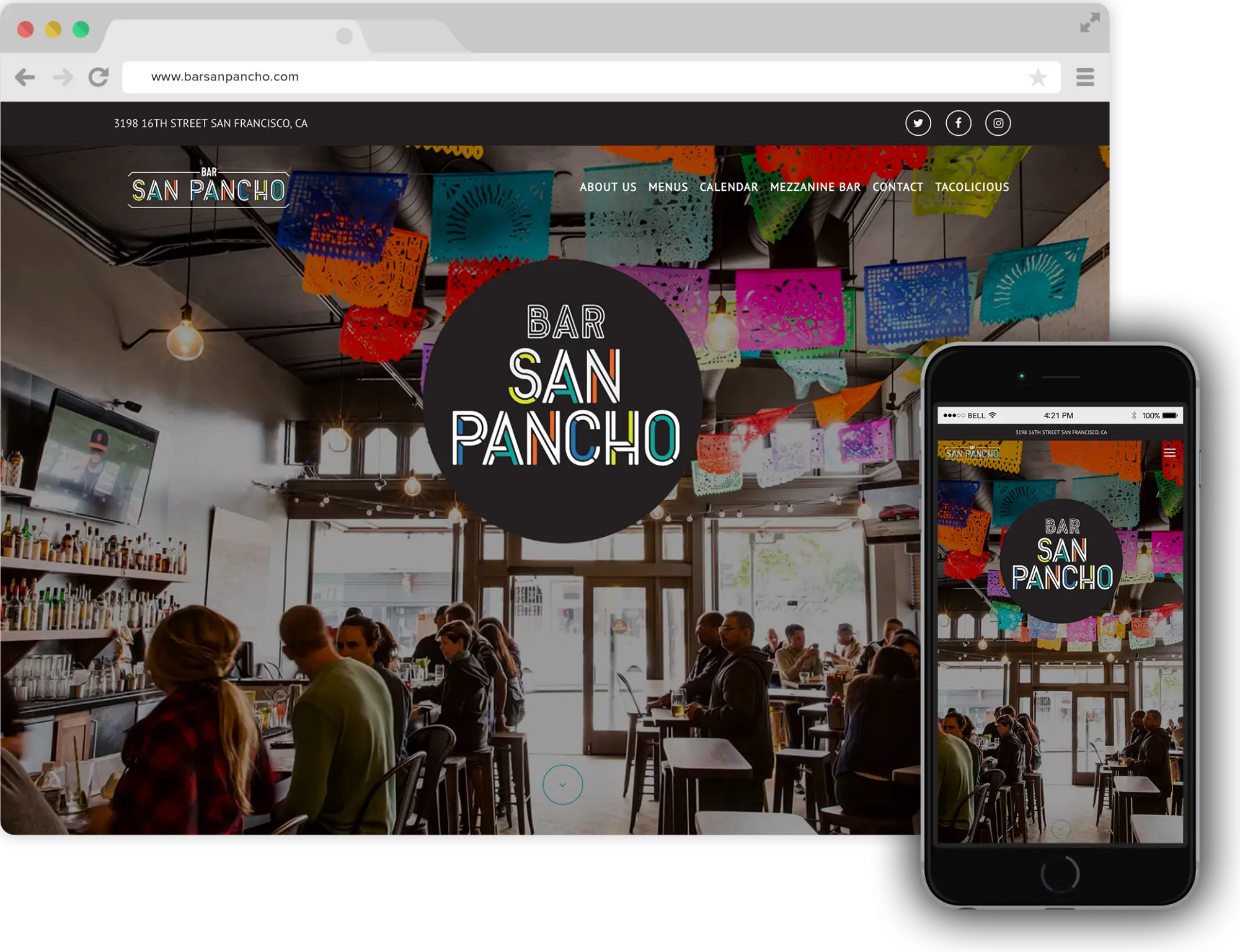 Bar San Pancho website