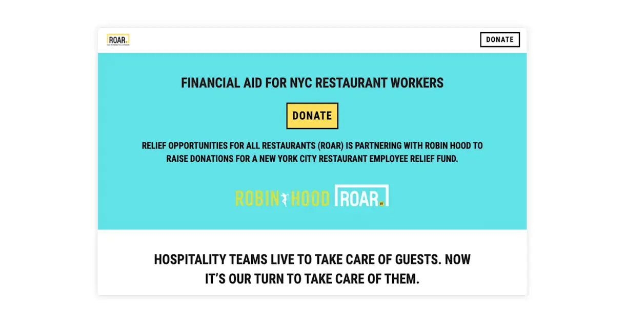 a screenshot of ROAR's website