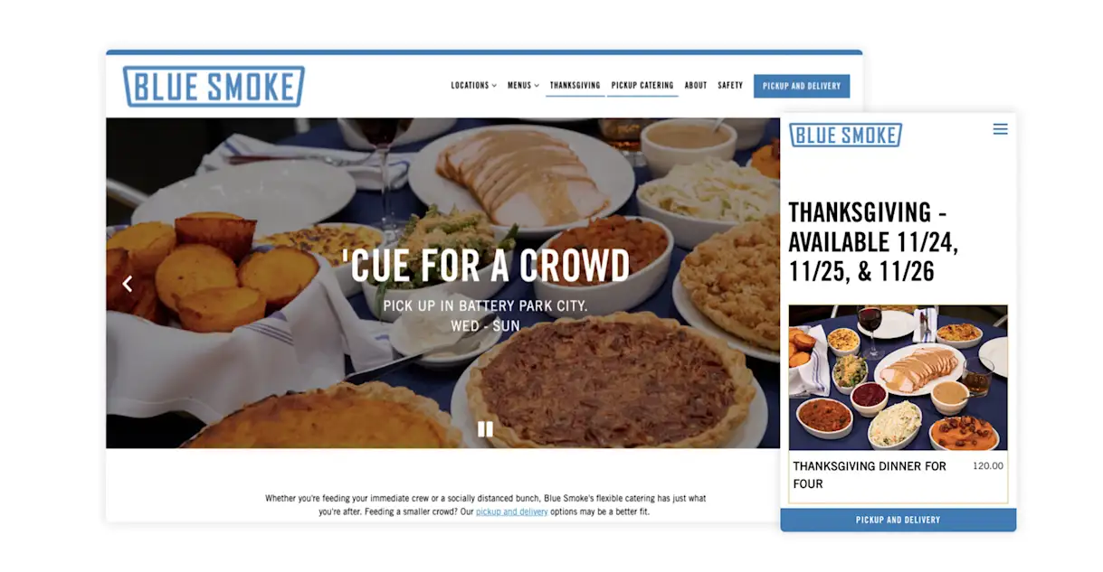 Blue Smoke's website