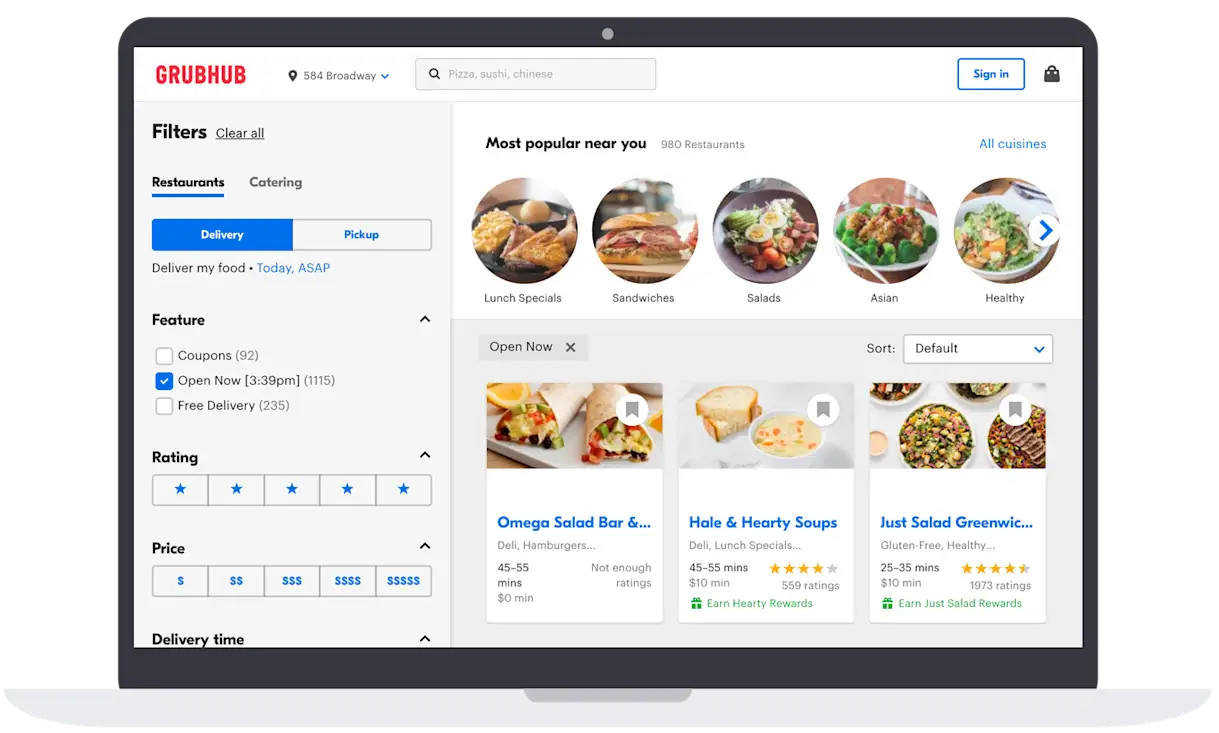 The Grubhub Marketplace